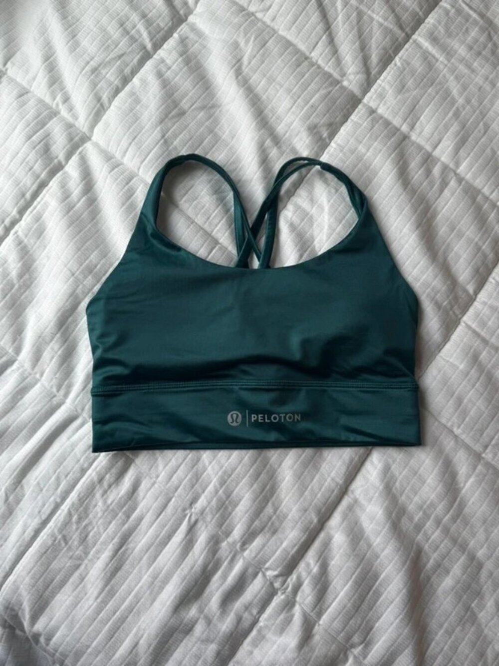 Lululemon green energy sports bra size 8